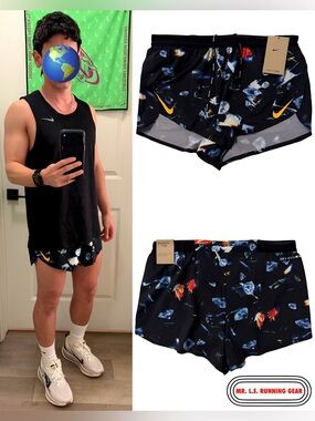 Nike AeroSwift Glam Dri-FIT ADV 2" Brief-Lined Running Shorts IF2068-010